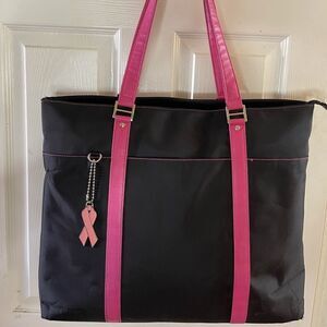 Mobile Edge versatile micro fiber  black and pink notebook / Tote .